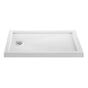 MTI Baths - 4836 ACRYLIC CXL LH DRAIN MULTI THRESHOLD - WHITE - White