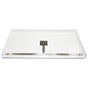 MTI Baths - 6032 ACRYLIC CXL BARRIER FREE CENTER DRAIN 60'' THRESHOLD 3-SIDED INTEGRAL TILE FLANGE - WHITE - White