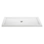 MTI Baths - 6032 ACRYLIC CXL CENTER DRAIN MULTI THRESHOLD - WHITE - White