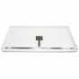 MTI Baths - 6042 ACRYLIC CXL BARRIER FREE CENTER DRAIN 63'' THRESHOLD 3-SIDED INTEGRAL TILE FLANGE - WHITE - White