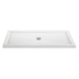 MTI Baths - 6632 ACRYLIC CXL CENTER DRAIN MULTI THRESHOLD - WHITE - White