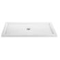 MTI Baths - 6636 ACRYLIC CXL CENTER DRAIN MULTI THRESHOLD - WHITE - White