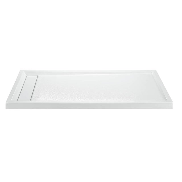MTI Baths - 7236 ACRYLIC CXL LH HIDDEN DRAIN MULTI THRESHOLD - WHITE - White