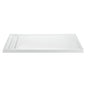 MTI Baths - 7236 ACRYLIC CXL LH HIDDEN DRAIN MULTI THRESHOLD - WHITE - White