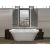 MELINDA 4 ACRYLIC CXL FREESTANDING AIR BATH - BISCUIT (65.5X35)