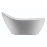 SAVOY SCULPTURESTONE FREESTANDING SOAKER WITHOUT PEDESTAL - MATTE BISCUIT (65.75x34.25)