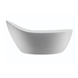 SAVOY SCULPTURESTONE FREESTANDING SOAKER WITHOUT PEDESTAL - MATTE BISCUIT (65.75x34.25)