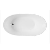 SAVOY SCULPTURESTONE FREESTANDING SOAKER WITHOUT PEDESTAL - MATTE BISCUIT (65.75x34.25)