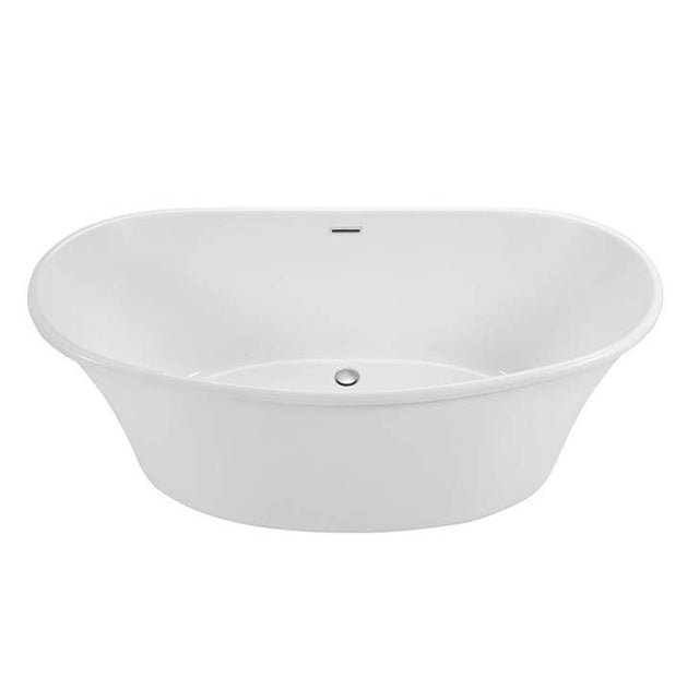 MTI Baths - LORETTA 2 ACRYLIC CXL FREESTANDING SOAKER - WHITE (66.5X35.5) - White