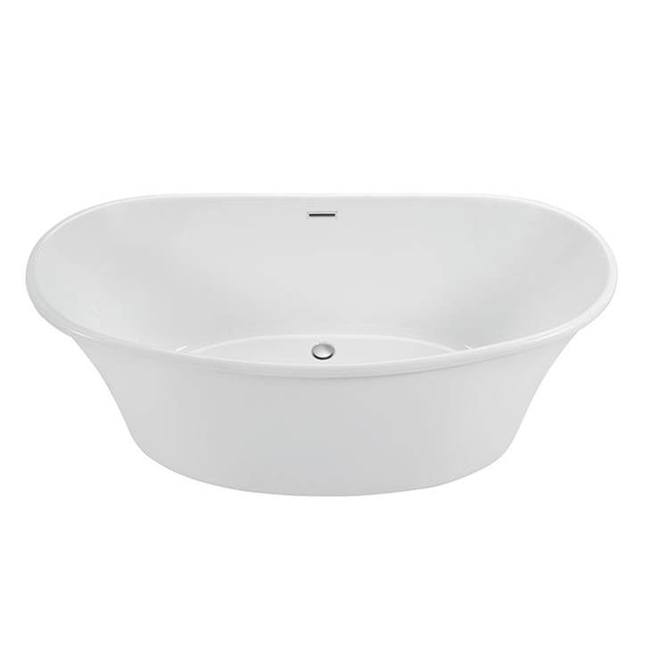 LORETTA 4 ACRYLIC CXL FREESTANDING SOAKER - BISCUIT (60X32)