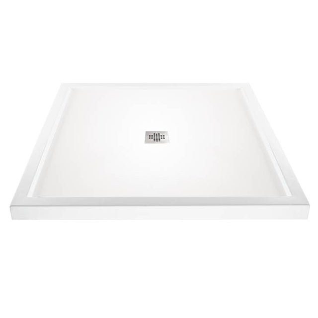 MTI Baths - 4242 DOLOMATTE CENTER DRAIN MULTI THRESHOLD - WHITE - Matte White
