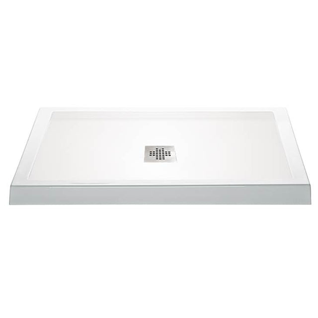 MTI Baths - 7242 DOLOMATTE CENTER DRAIN MULTI THRESHOLD - WHITE - Matte White