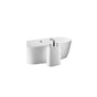 MTI Baths - FAUCET STAND - FOR SCULPTURESTONE TUBS - SMALL VERSION - GLOSS WHITE - Gloss White