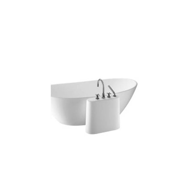 MTI Baths - FAUCET STAND - FOR SCULPTURESTONE TUBS - LARGE VERSION - GLOSS WHITE - Gloss White