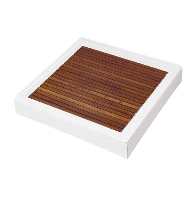 MTI Baths - TEAK SHOWER TRAY FOR MTSB-3636 DUAL THRESHOLD
