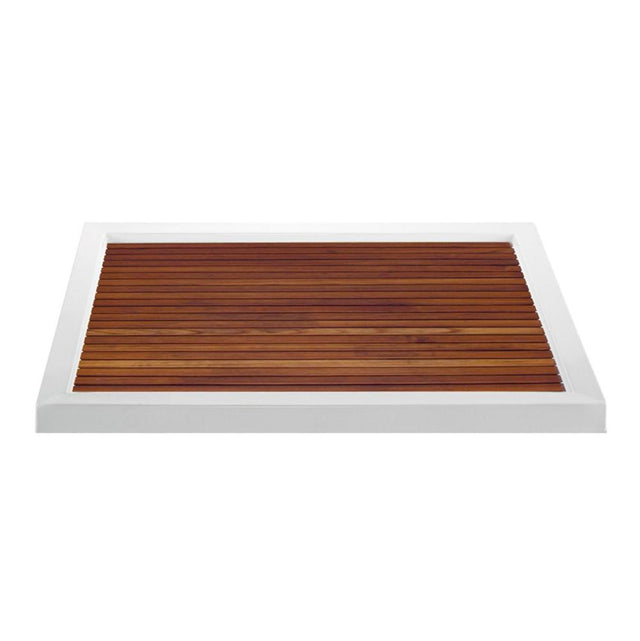 MTI Baths - TEAK SHOWER TRAY FOR MTSB-5434MT CENTER DRAIN