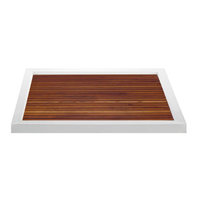MTI Baths - TEAK SHOWER TRAY FOR MTSB-5436MT CENTER DRAIN
