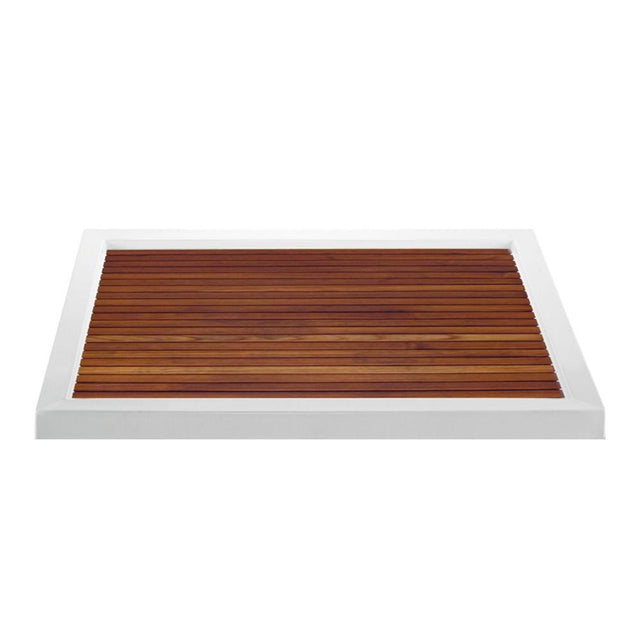 MTI Baths - TEAK SHOWER TRAY FOR MTSB-6042 MULTIPLE THRESHOLD
