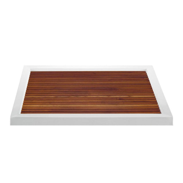 MTI Baths - TEAK SHOWER TRAY FOR MTSB-6048 MULTIPLE THRESHOLD