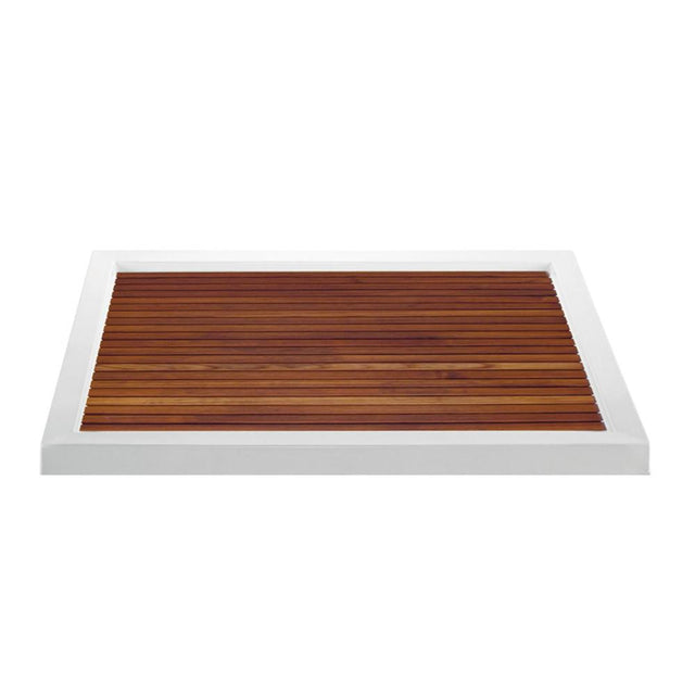 MTI Baths - TEAK SHOWER TRAY FOR MTSB-6636  CENTER DRAIN