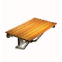 MTI Baths - TEAK SHOWER SEAT - HIGH POLISHED (22x15)