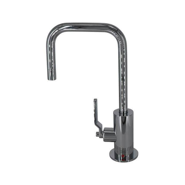 Mountain Plumbing - Hot Water Faucet with Contemporary Round Body & Industrial Lever Handle (90Â° Spout) - Venetian Bronze