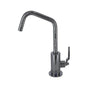 Mountain Plumbing - Point-of-Use Drinking Faucet with Contemporary Round Body & Industrial Lever Handle (120Â° Spout) - Venetian Bronze