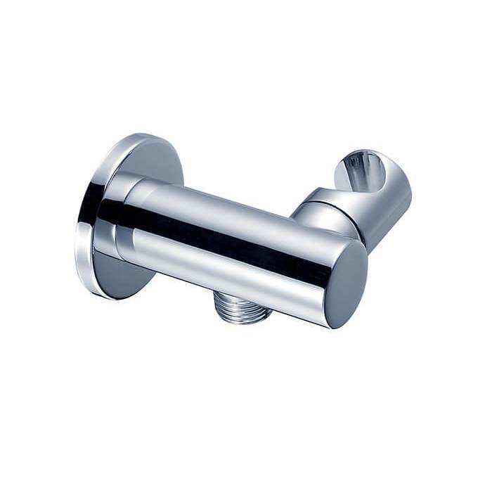 Mountain Plumbing - Round Waterway Elbow with Adjustable Handshower Holder - Venetian Bronze