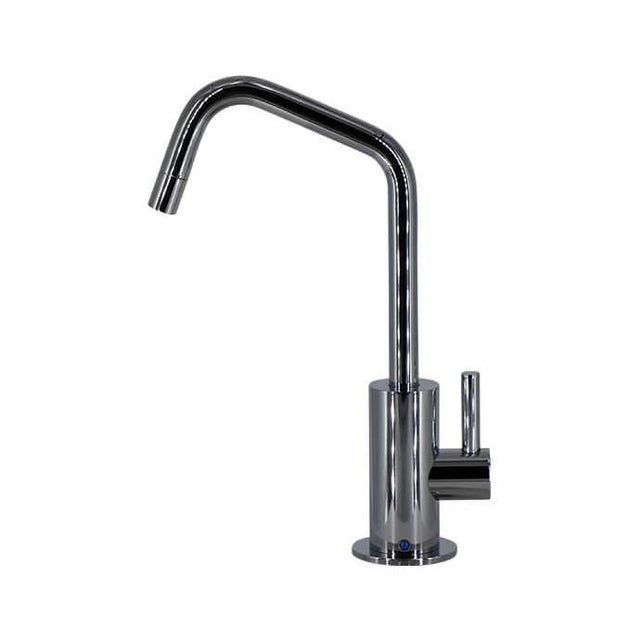 Mountain Plumbing - Mini Cold Faucet with Knurled Accent - PVD Polished Nickel