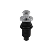 Mountain Plumbing - Round Replacement eDeluxe- Traditional Raised Waste Disposer Air Switch Button - Unlacquered Brass