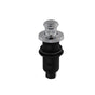 Mountain Plumbing - Round Replacement eDeluxe- Traditional Raised Waste Disposer Air Switch Button - Unlacquered Brass