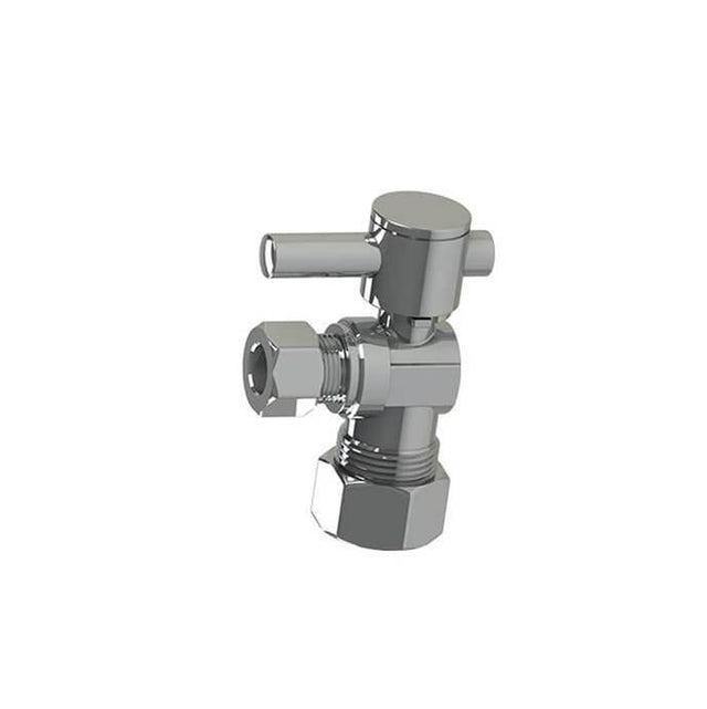 Mountain Plumbing - Mini Lever Handle with 1/4 Turn Ball Valve - Lead Free - Angle (1/2'' Compression) - Venetian Bronze