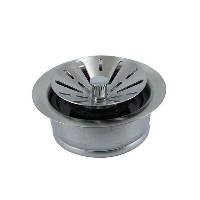 Mountain Plumbing - Contemporary 1/4 Complete Stopper & Strainer Unit Waste Disposer Trim - White