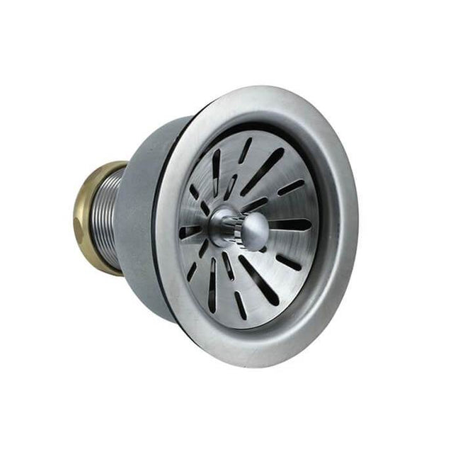 Mountain Plumbing - Contemporary 1/4 3-1/2'' Deluxe Stemball Kitchen Sink Strainer - Venetian Bronze