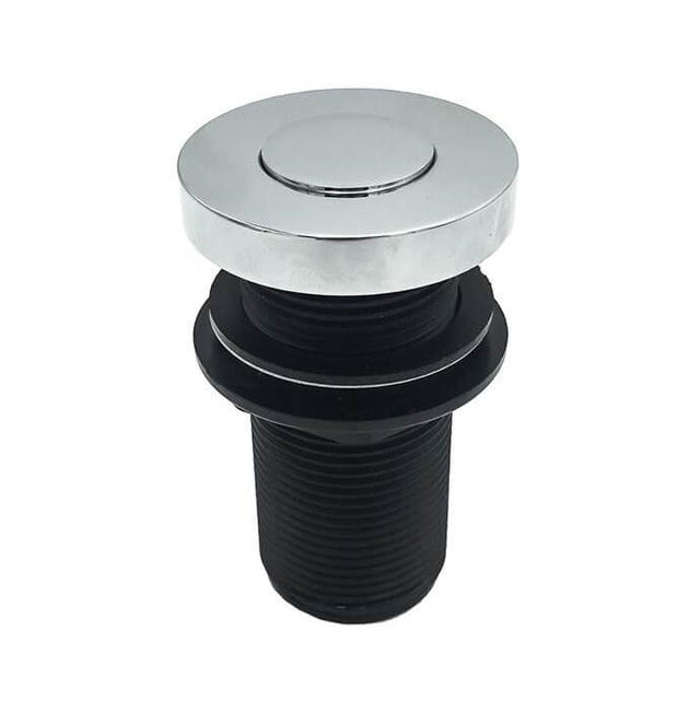 Mountain Plumbing - Round Replacement eDeluxe- Flush Waste Disposer Air Switch Button - White