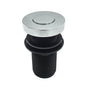 Mountain Plumbing - Round Replacement eDeluxe- Flush Waste Disposer Air Switch Button - White
