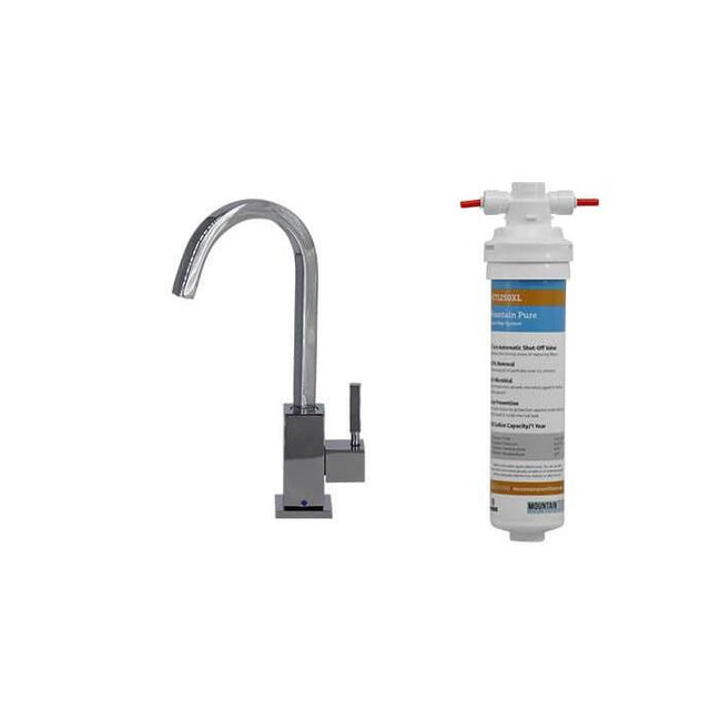 Mountain Plumbing - Point-of-Use Drinking Faucet with Contemporary Square Body & Mountain Pure Water Filtration System - Venetian Bronze