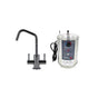 Mountain Plumbing - Hot & Cold Water Faucet with Contemporary Round Body & Handles (120Â° Spout) & Little Gourmet Premium Hot Water Tank - Venetian Bronze