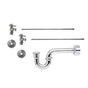 Mountain Plumbing - Lavatory Supply Kit - Mini Lever Handle with 1/4 Turn Ball Valve (MT521-NL) - Angle, P-Trap 1-1/2'' - Venetian Bronze