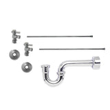 Mountain Plumbing - Lavatory Supply Kit - Mini Lever Handle with 1/4 Turn Ball Valve (MT521-NL) - Angle, P-Trap 1-1/4'' - Venetian Bronze