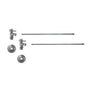 Mountain Plumbing - Lavatory Supply Kit - Mini Lever Handle with 1/4 Turn Ball Valve (MT521-NL) - Angle, No Trap - Venetian Bronze