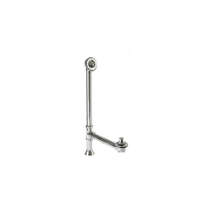 Mountain Plumbing - Clawfoot Style Bath Waste & Overflow with Lift & Turn Trim Kit (Brass Body) - PVD Brushed Bronze