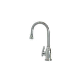 Mountain Plumbing - Hot Water Faucet with Modern Curved Body & Handle - Brushed Stainless Steel