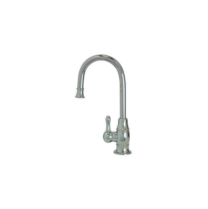 Mountain Plumbing - Hot Water Faucet with Traditional Curved Body & Curved Handle - Satin Gold