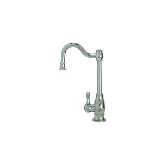 Mountain Plumbing - Hot Water Faucet with Traditional Double Curved Body & Curved Handle - Antique Brass