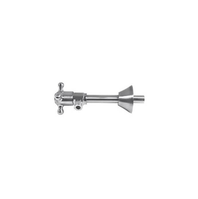 Mountain Plumbing - Brass Cross Handle with 1/4 Turn Ceramic Disc Cartridge Valve - Lead Free - Angle Sweat - Satin Gold