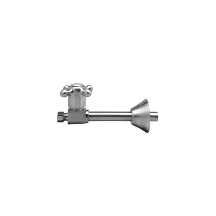 Mountain Plumbing - Brass Cross Handle with 1/4 Turn Ceramic Disc Cartridge Valve - Lead Free - Straight Sweat - Satin Gold