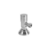 Mountain Plumbing - Contemporary Round Handle with 1/4 Turn Ceramic Disc Cartridge Valve - Lead Free - Angle (1/2'' Compression) - Venetian Bronze