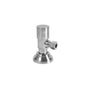 Mountain Plumbing - Contemporary Round Handle with 1/4 Turn Ceramic Disc Cartridge Valve - Lead Free - Angle (1/2'' Compression) - Venetian Bronze