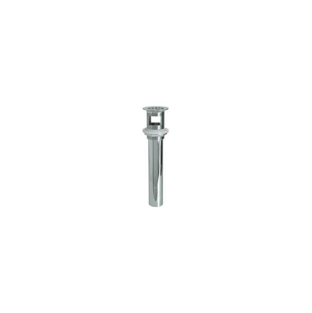Mountain Plumbing - 20 Hole Brass Lavatory Grid Drain - 6'' Tailpiece with Overflow - Antique Brass